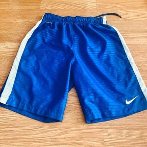 Nike Royal Blue Shorts with White Trim